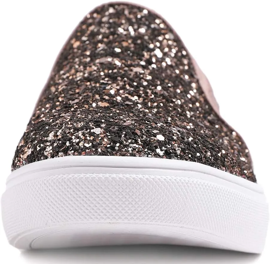 FEVERSOLE Women's Fashion Slip-On Sneaker Casual Flat Loafers