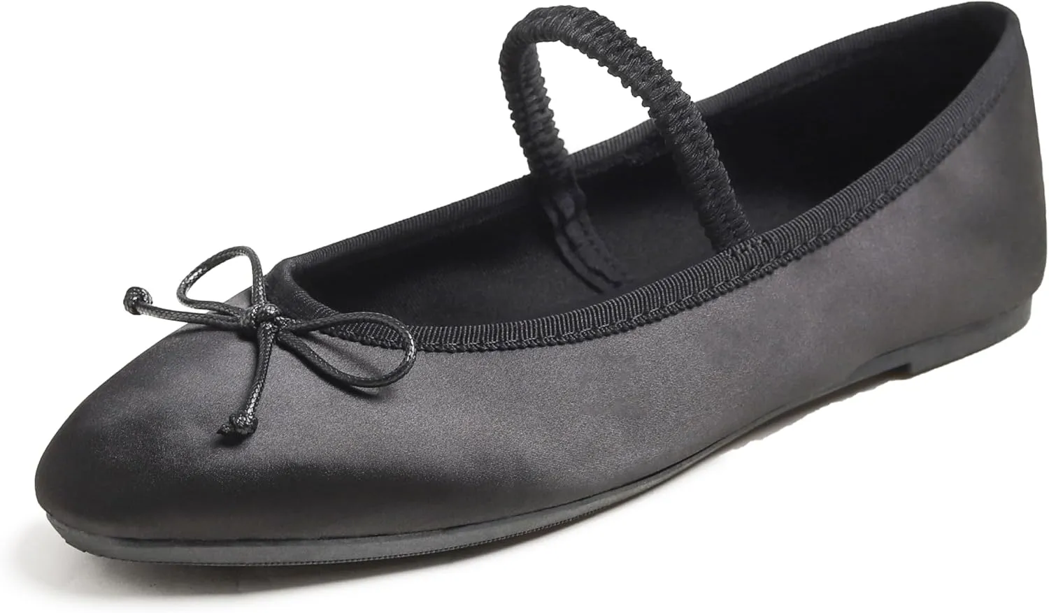 FEVERSOLE Women's Mary Jane Fashion Round Toe Easy Buckle Slip On Flats