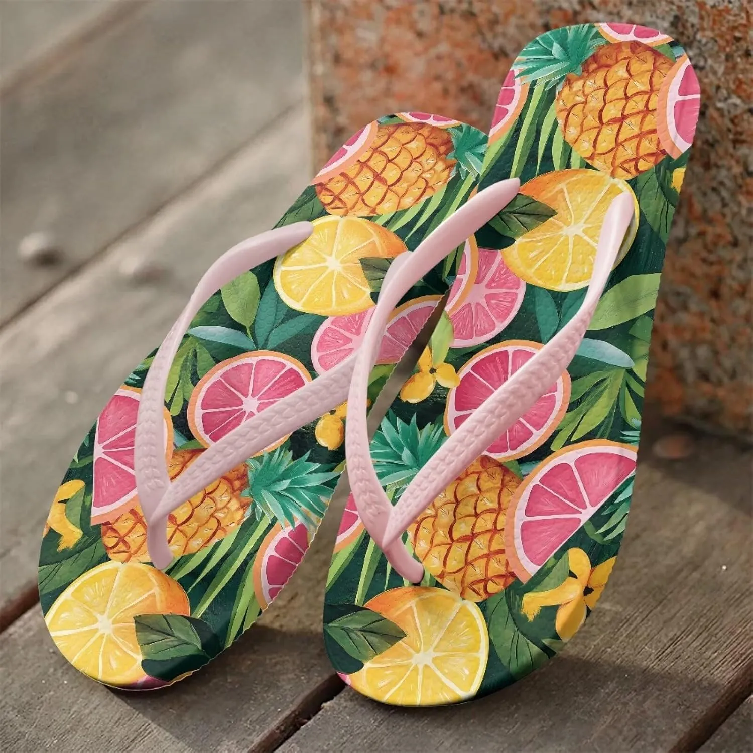 Flip Flops for Women Comfortable Summer Beach Walking Thong Cushion Sandals Slip On Indoor Shower Outdoor