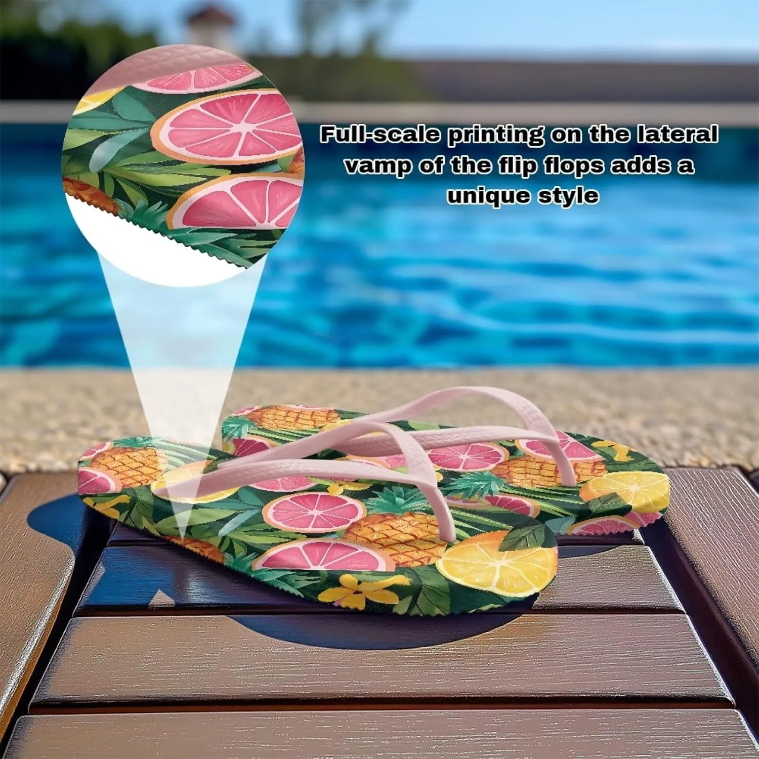 Flip Flops for Women Comfortable Summer Beach Walking Thong Cushion Sandals Slip On Indoor Shower Outdoor