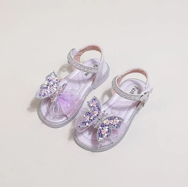 Flying Butterfly Sandals for Girls Dress up Shoes Girls Summer Sandals