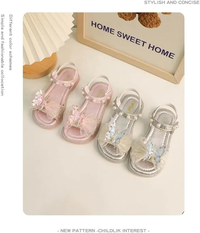 Flying Butterfly Sandals for Girls Dress up Shoes Girls Summer Sandals