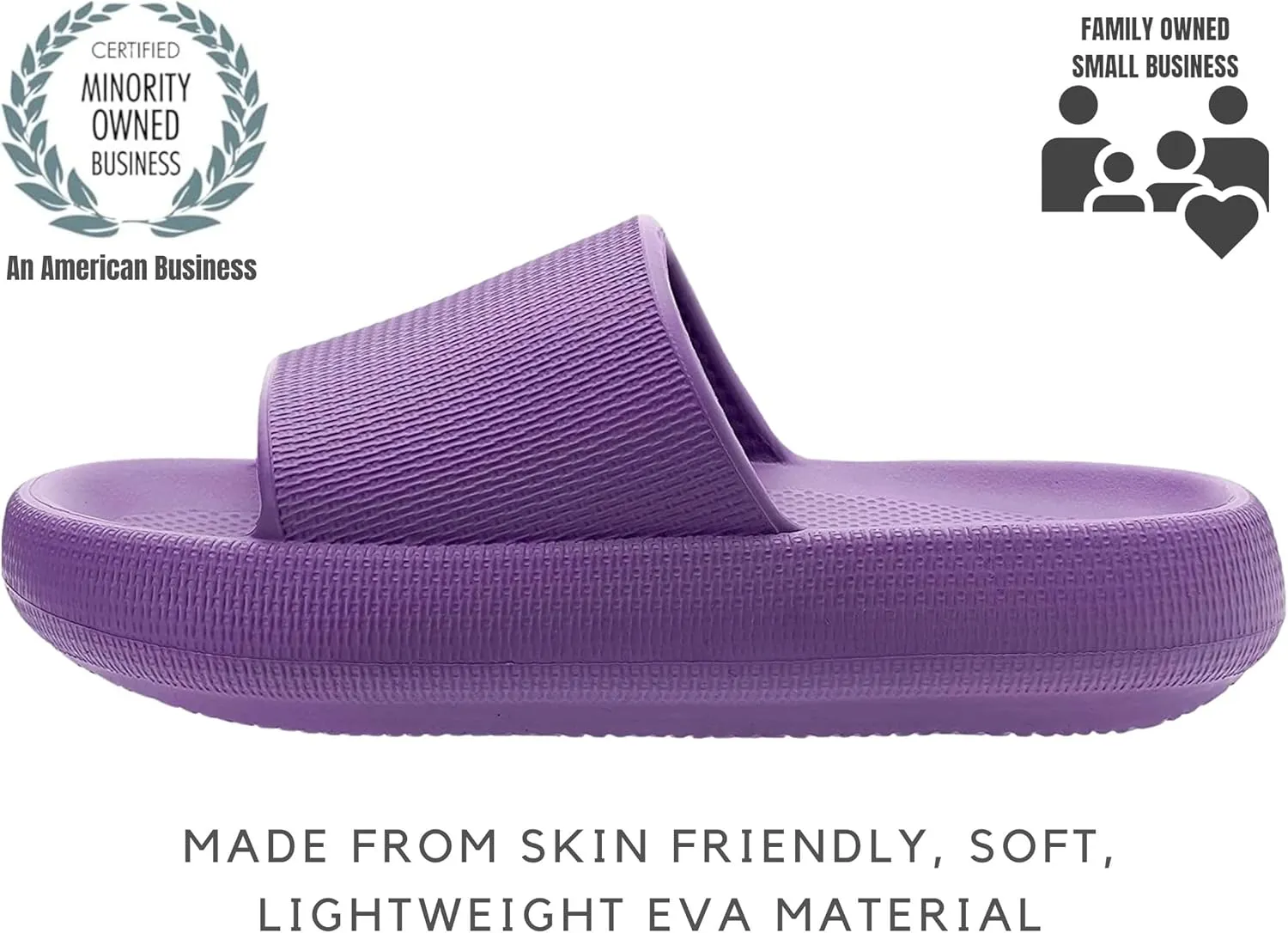 Genuine Pillow Slippers for Women and Men | House Slides Shower Sandals | Extremely Comfy | Cushioned Thick Sole | Cloud Slides | Lightweight Non-Slip Easy to Clean
