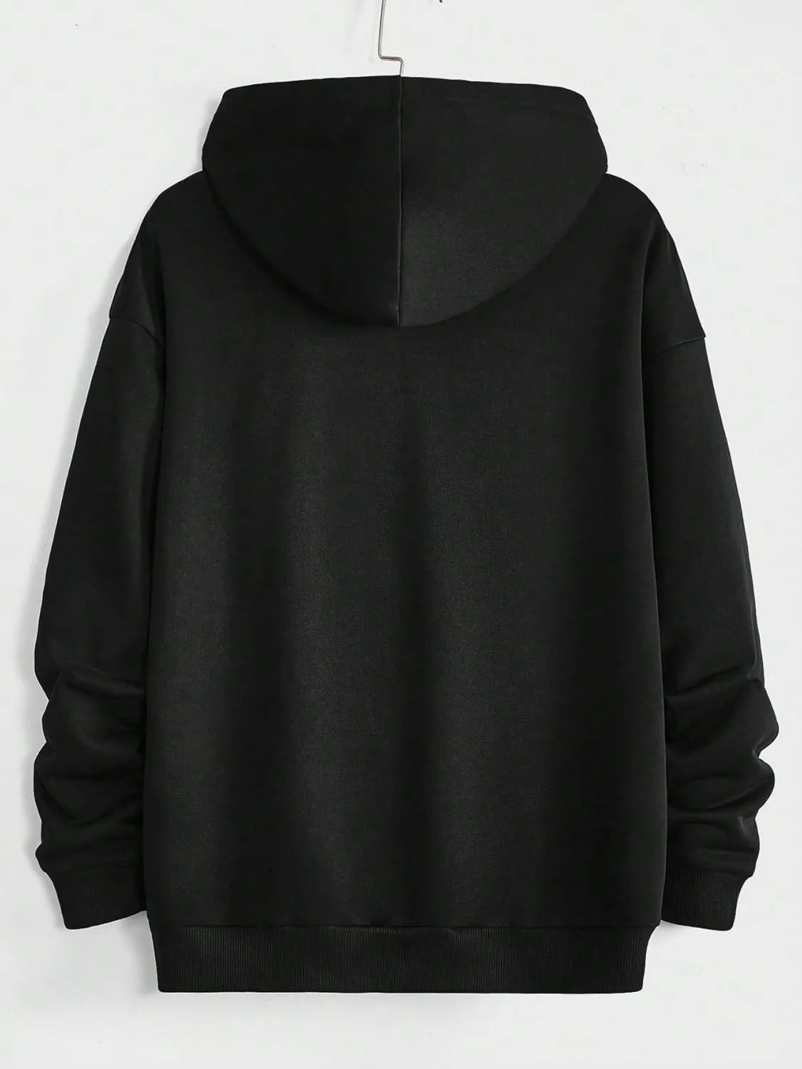 GORGLITTER Men's Cartoon Graphic Hoodies Drop Shoulder Drawstring Pullover Hoodie Sweatshirts
