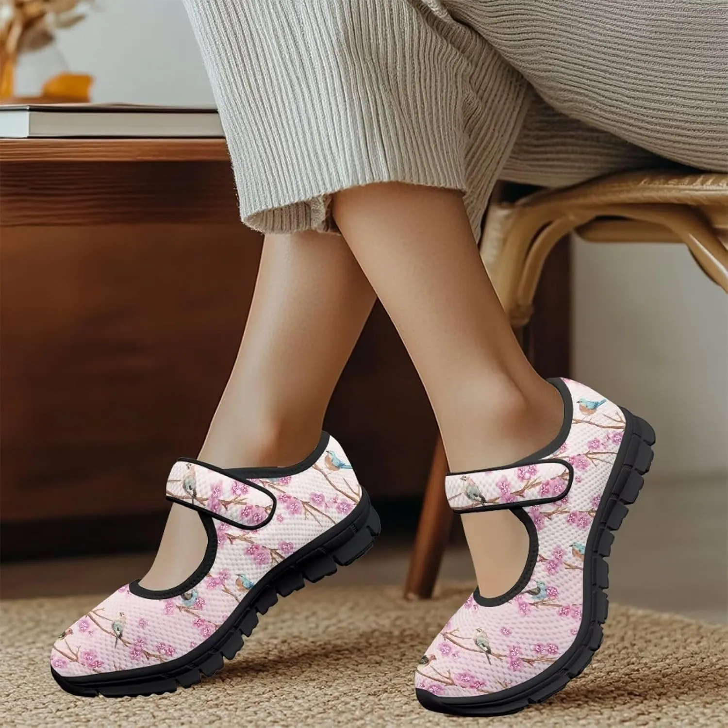 GOSTONG Women's Versatile Slip-Ons Flats Non Slip Lightweight Casual Walking Shoes for Travel Work Daily Shoes Black Size 5.5-10