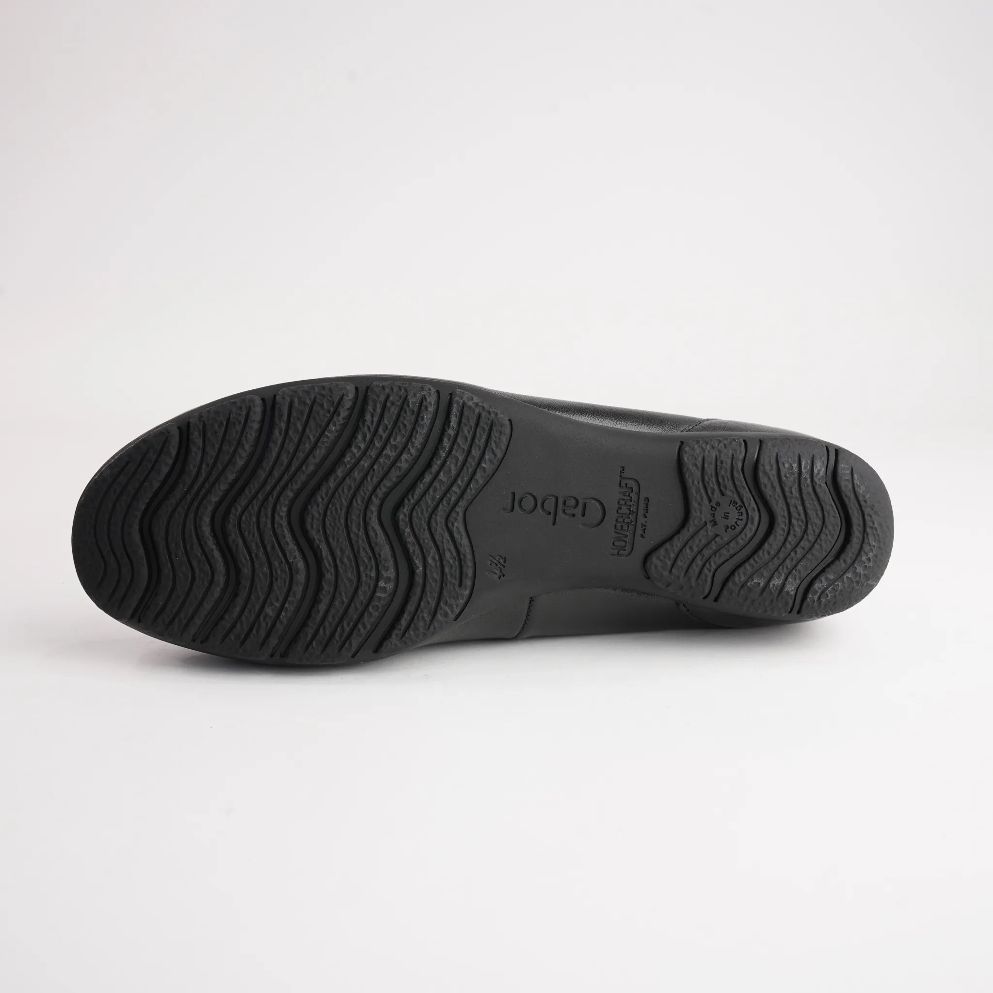 Gwenyth Black Leather Ballet Flats