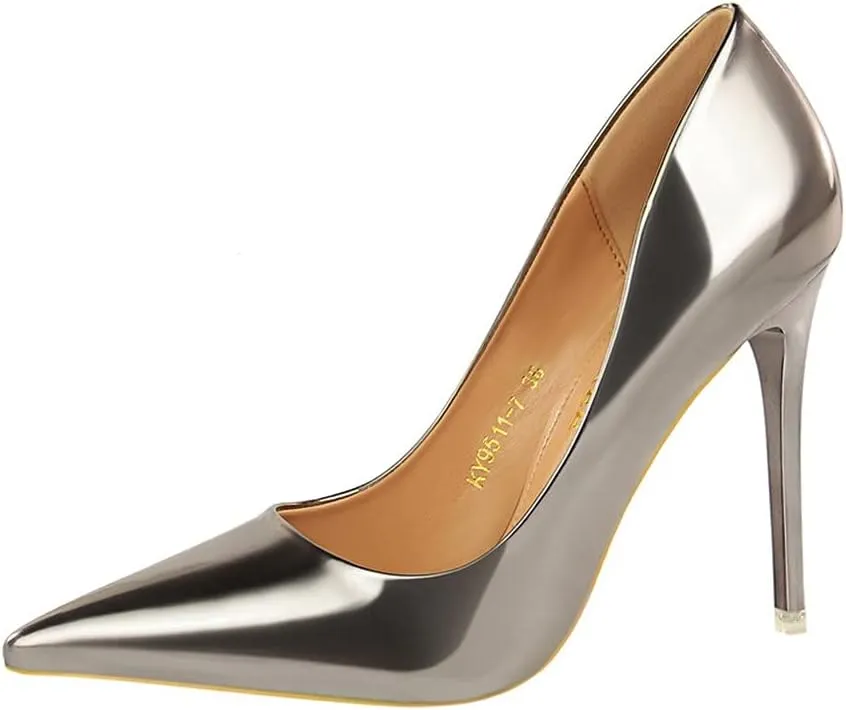 Hee grand Classic Pointed Toe Heels for Women Fashion Suede Stiletto Wedding Party Dress Shoes Office Pumps Lady High Heels