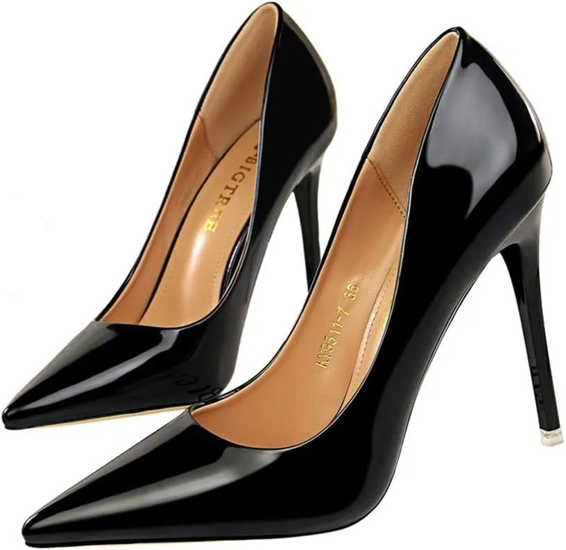 Hee grand Classic Pointed Toe Heels for Women Fashion Suede Stiletto Wedding Party Dress Shoes Office Pumps Lady High Heels