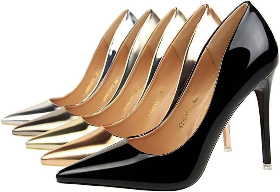Hee grand Classic Pointed Toe Heels for Women Fashion Suede Stiletto Wedding Party Dress Shoes Office Pumps Lady High Heels