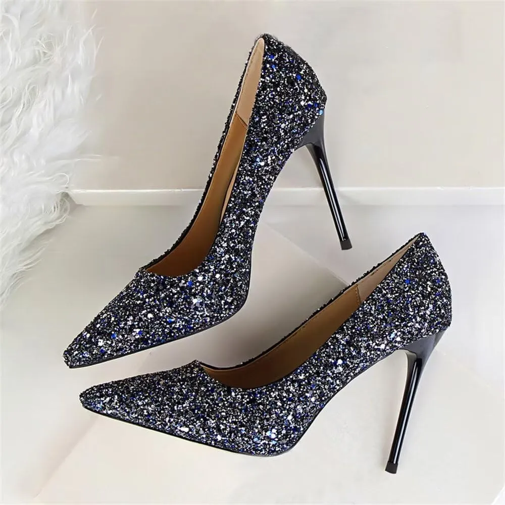 Hee grand Classic Pointed Toe Heels for Women Fashion Suede Stiletto Wedding Party Dress Shoes Office Pumps Lady High Heels