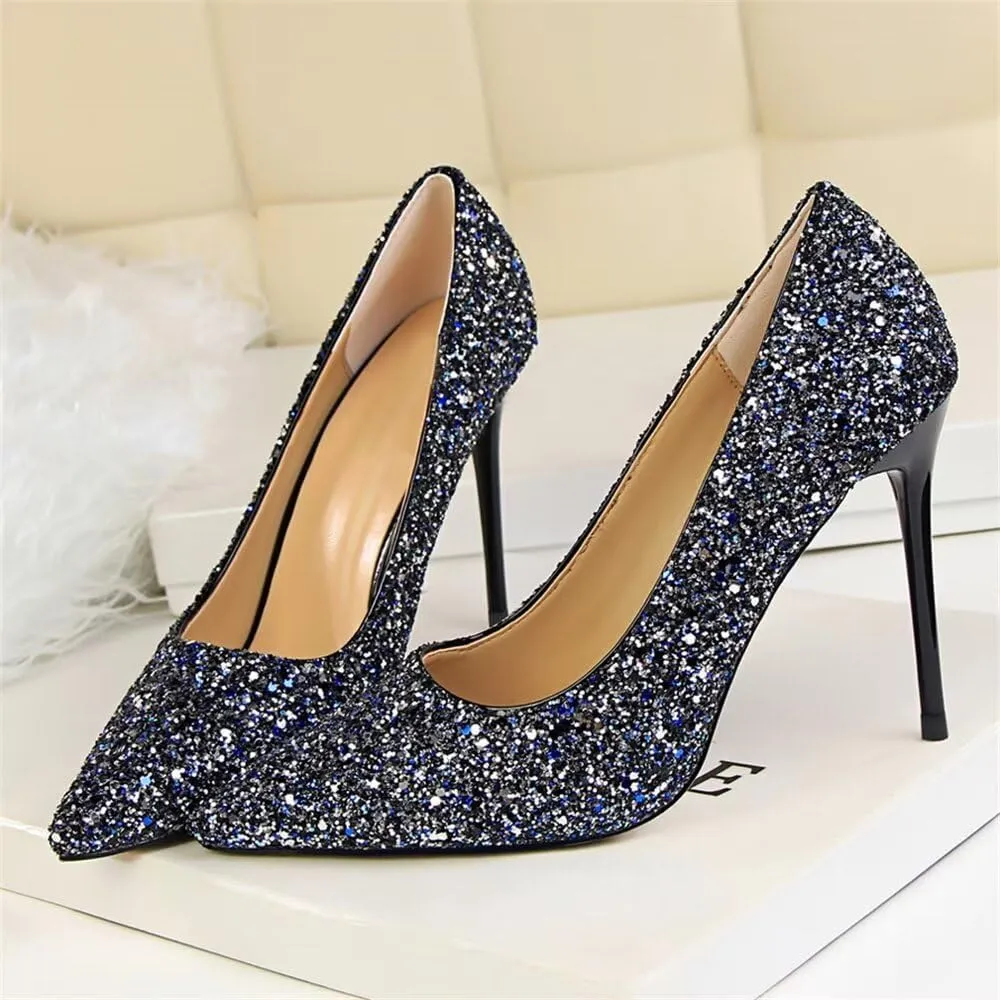 Hee grand Classic Pointed Toe Heels for Women Fashion Suede Stiletto Wedding Party Dress Shoes Office Pumps Lady High Heels