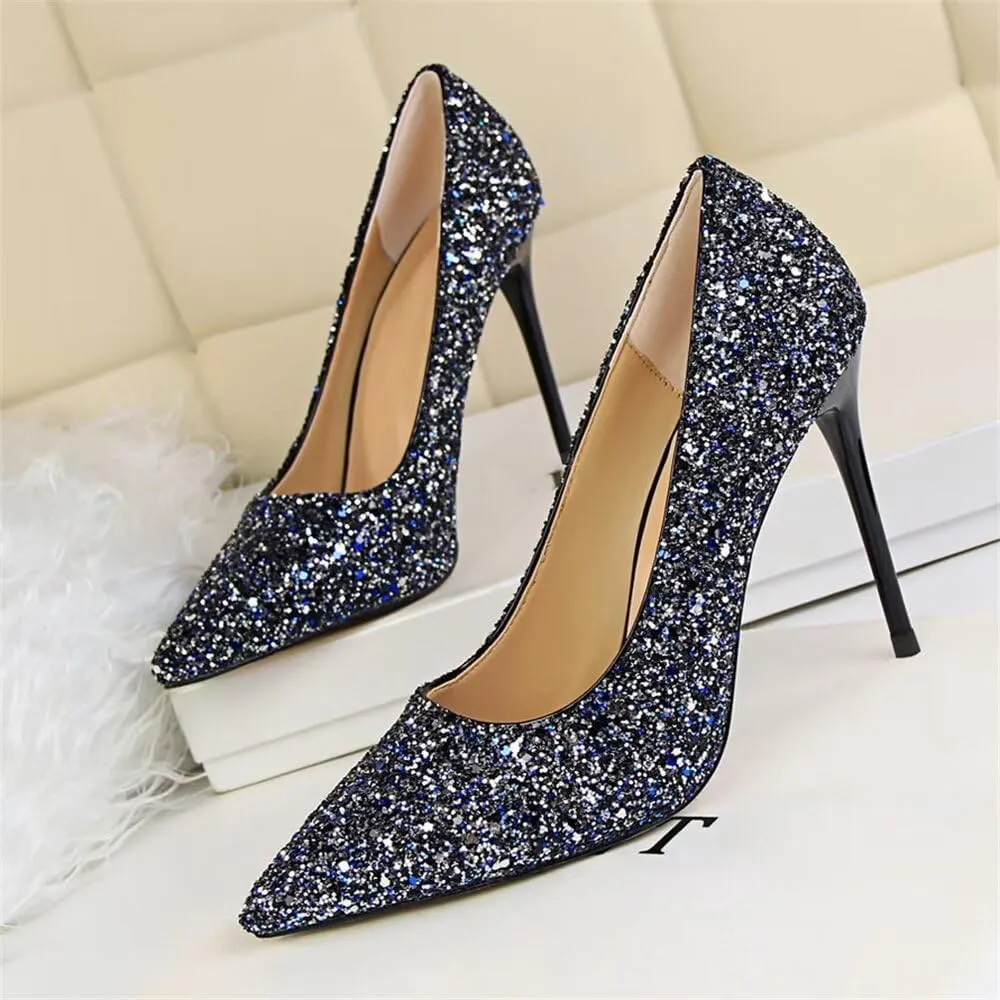 Hee grand Classic Pointed Toe Heels for Women Fashion Suede Stiletto Wedding Party Dress Shoes Office Pumps Lady High Heels