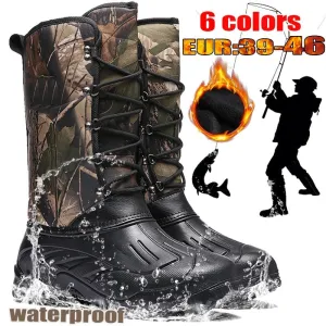 Hiking Boots Men Outdoor Camping Tactics Shoes Hunting Boots Hiking Men Climbing Non-Slip Waterproof Thermal Shoes Size 39-46