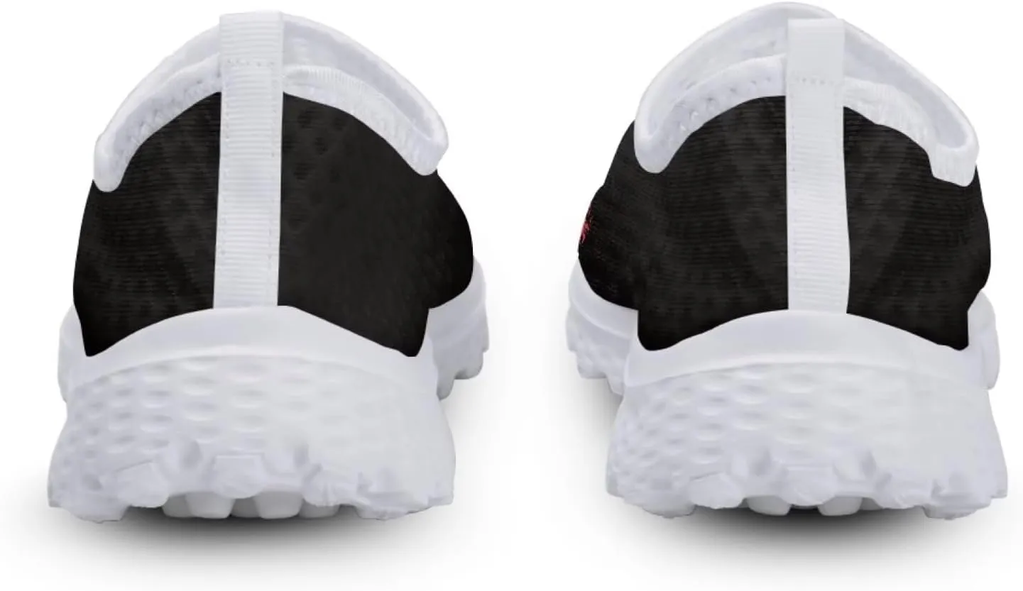 Jeiento Christmas Athletic Running Shoes for Women - Fashion Tennis Walking Sneakers