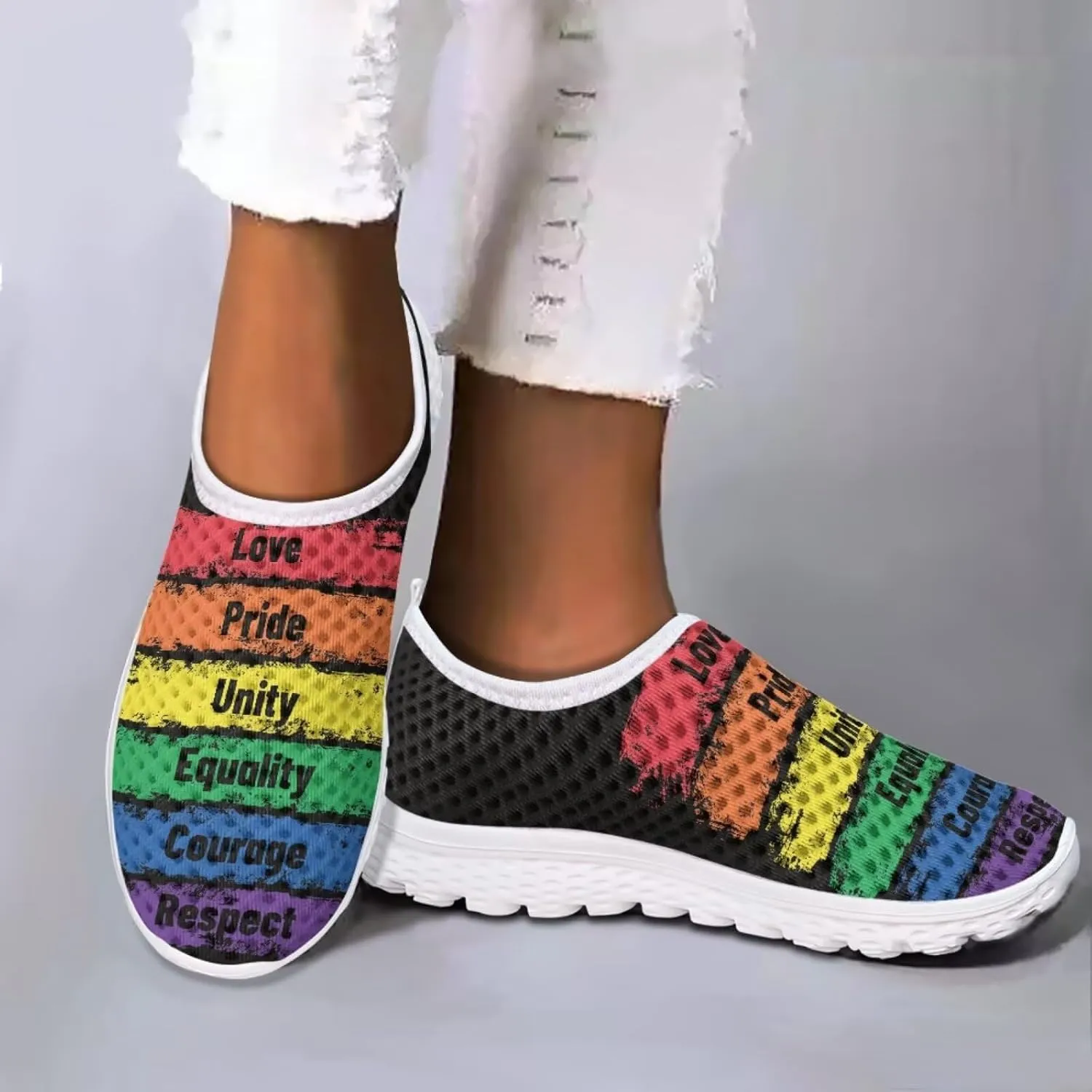 Jeiento Christmas Athletic Running Shoes for Women - Fashion Tennis Walking Sneakers
