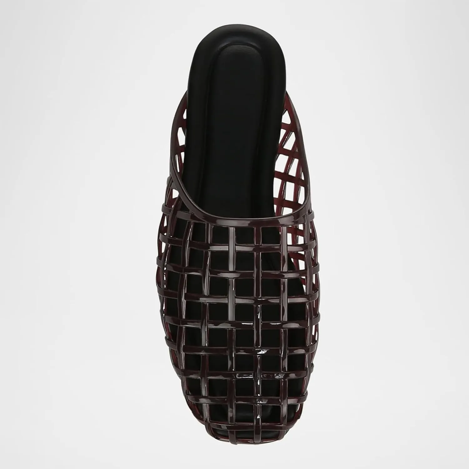 Jelly Shoes for Women Slip on Jelly Mesh Slides Comfortable Closed Toe Jelly Flats Sandals Jelly Summer Beach Slippers