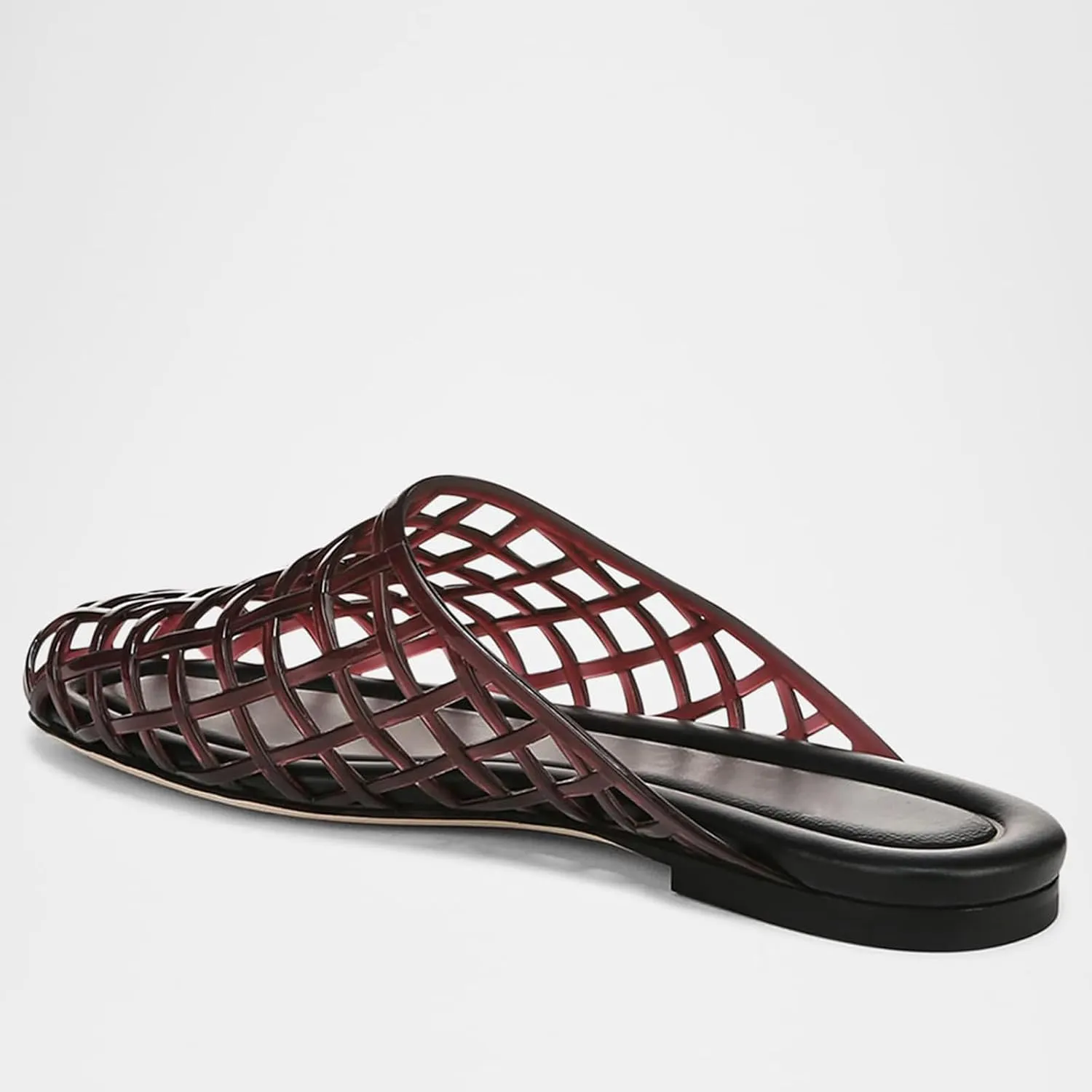 Jelly Shoes for Women Slip on Jelly Mesh Slides Comfortable Closed Toe Jelly Flats Sandals Jelly Summer Beach Slippers