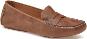 Johnston & Murphy Women's Maggie Penny Blue Moccasin