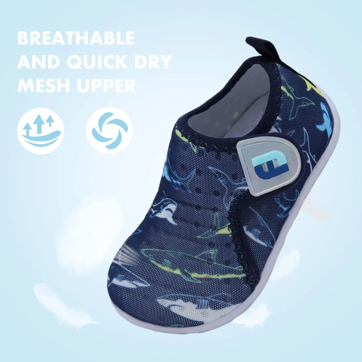 JOINFREE Baby Toddler Water Shoes Boys Girls Sandals Barefoot Kids Breathable Sneakers Shoes for Walking Running