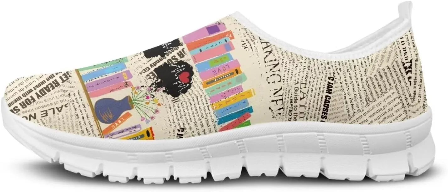JoyLamoria Butterfly on Marble Canvas Shoes Slip On Fashion Sneakers Low Top Walking Flats Art Travel Shoes for Women