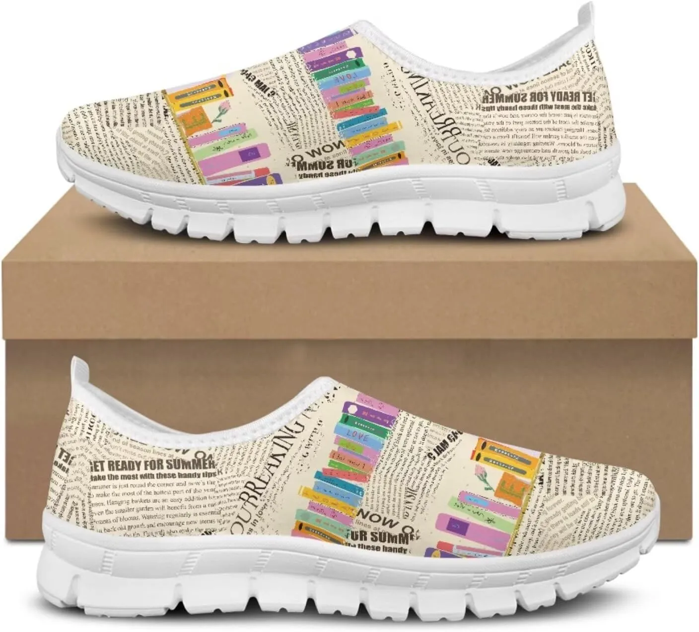 JoyLamoria Butterfly on Marble Canvas Shoes Slip On Fashion Sneakers Low Top Walking Flats Art Travel Shoes for Women