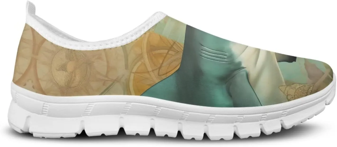 JoyLamoria Hummingbird Sneakers Low Top Flats Loafer Lightweight Walking Travel Shoes Girls 2025 Fashion Boat Shoes