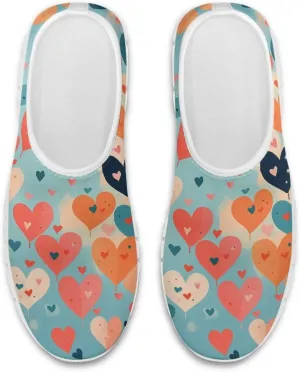 JoyLamoria Love Shoes Unisex Slip On Low Top Fashion Sneakers Comfortable Walking Flats Loafer&Travel Shoes