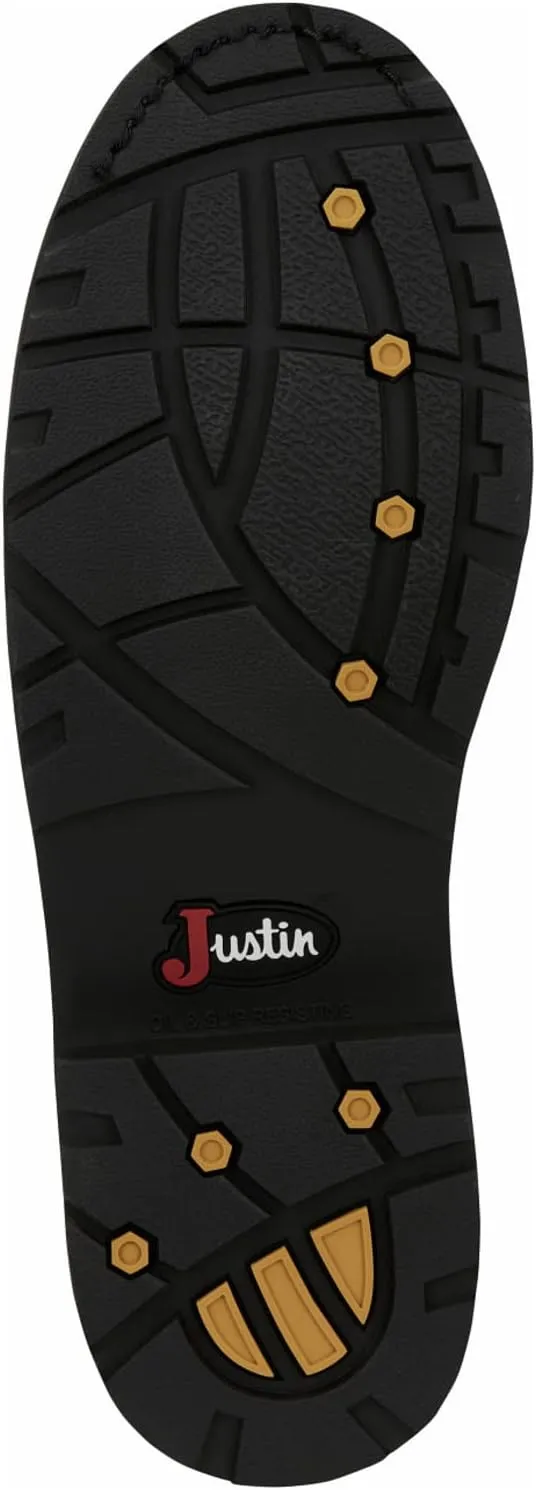 Justin Mens WorkerII Lacer Steel Work Boot
