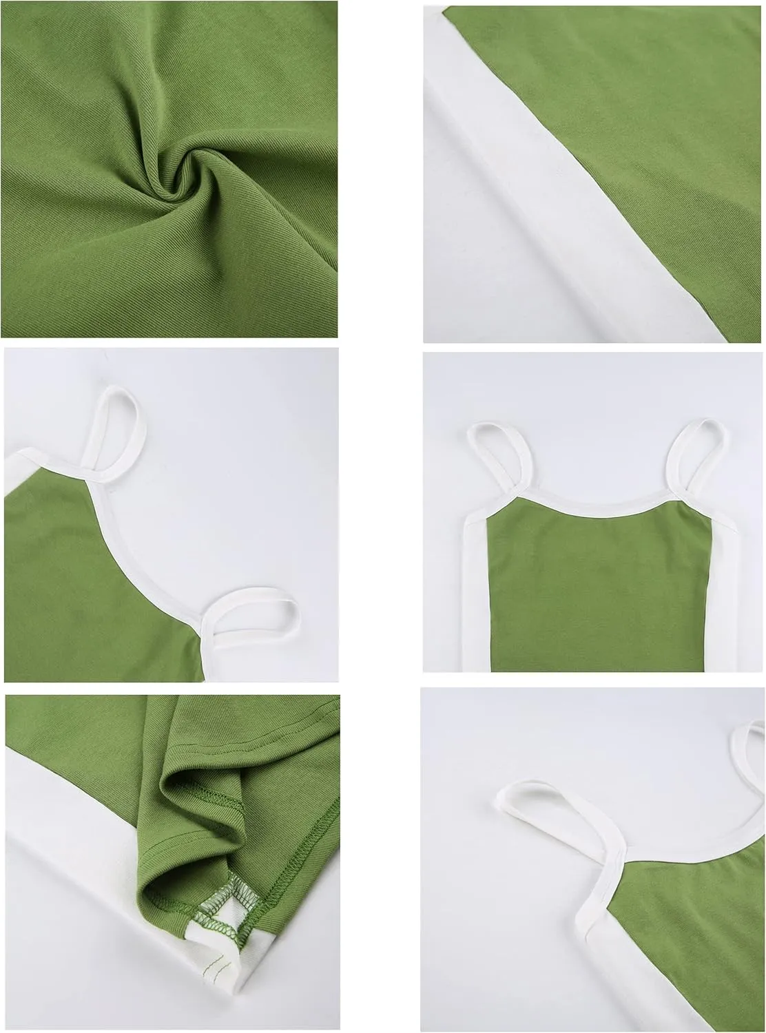 KAMISSY Cotton Color Block Tank Tops for Women Sleeveless Patchwork Crop Cami Tank Casual Slim Fit Cropped Vest Top