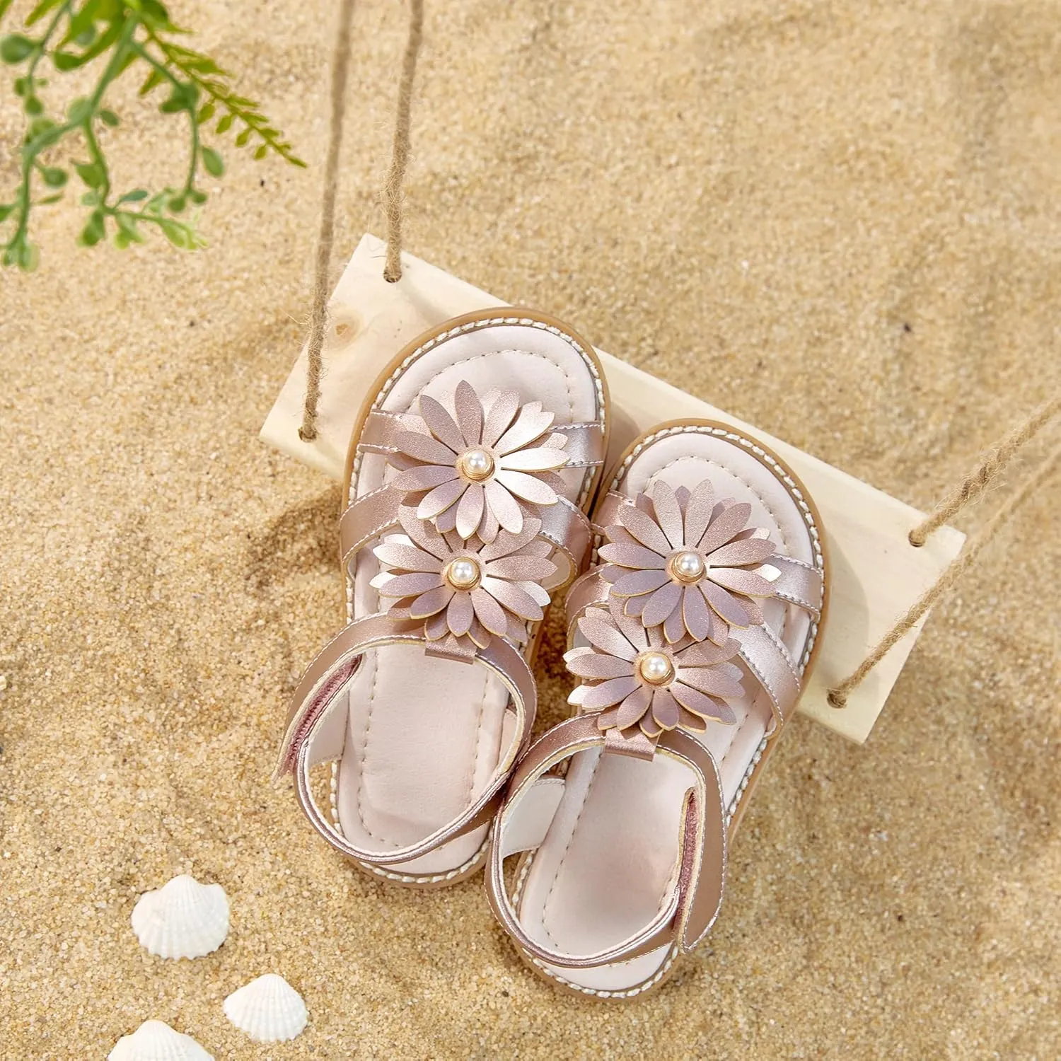 Kiderence Toddler Girls Sandals Little Girls Kids Shoes Girls Sandals Toddler