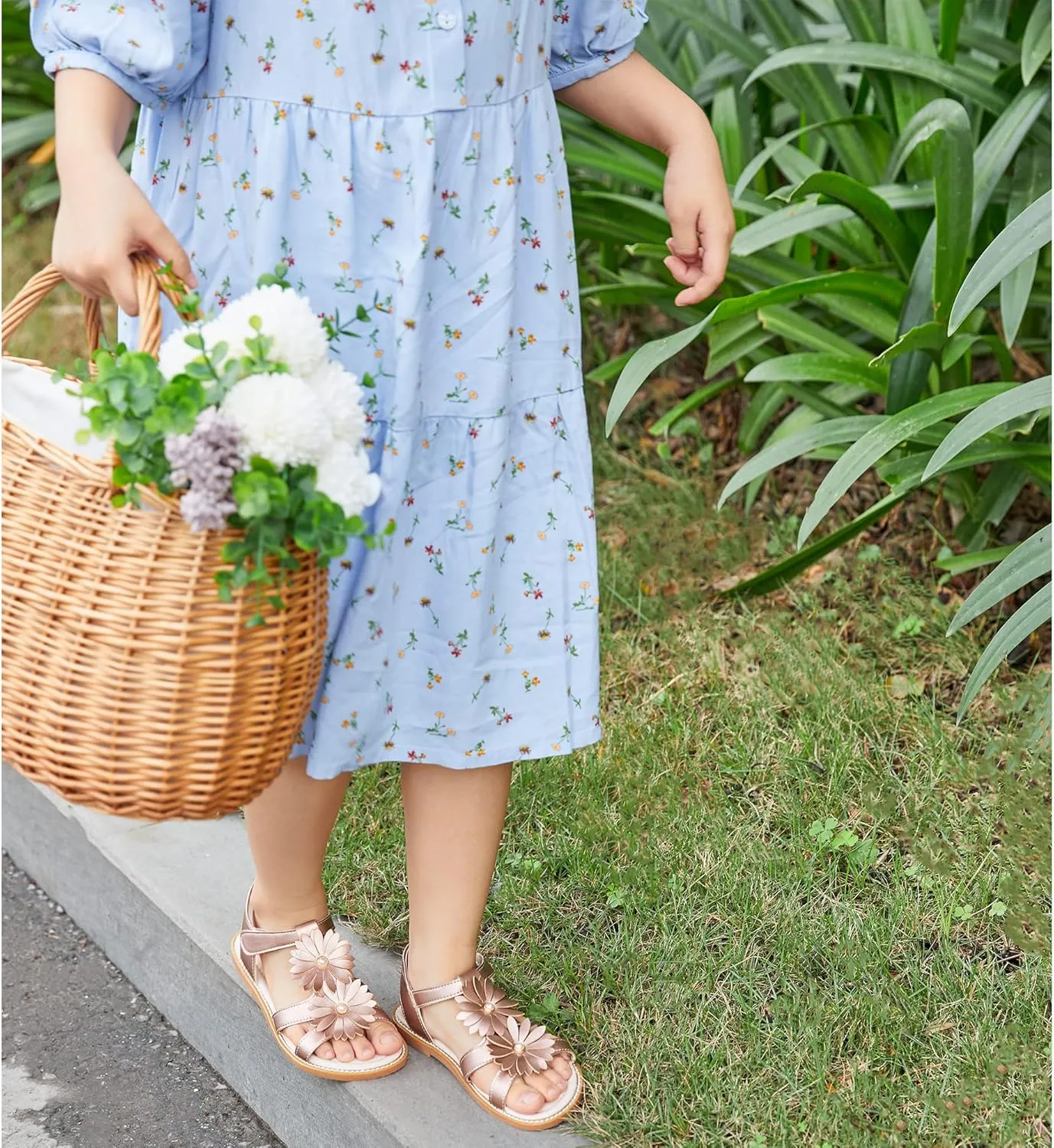 Kiderence Toddler Girls Sandals Little Girls Kids Shoes Girls Sandals Toddler