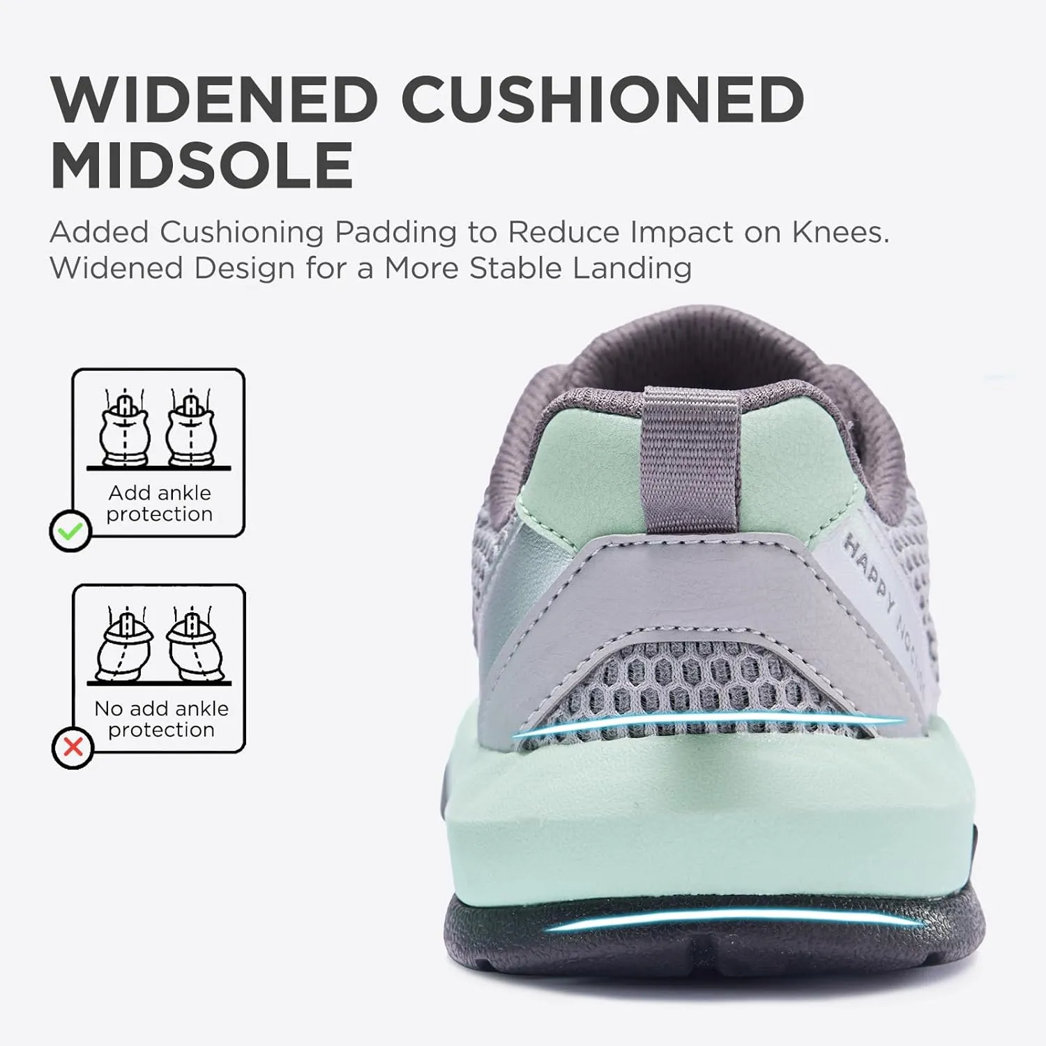 Kids Sneakers for Boys and Girls, No Tie Shoelaces Lightweight Kids Shoes, Breathable Running Tennis Sport Athletic Shoes for Toddler