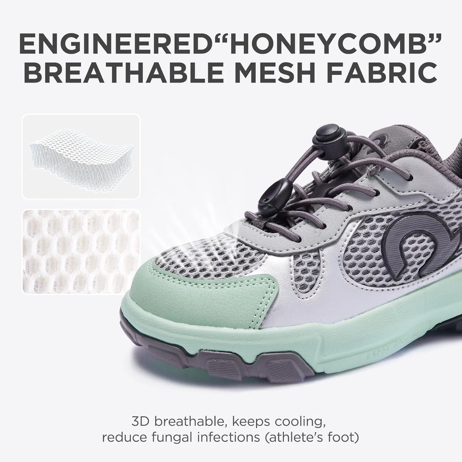 Kids Sneakers for Boys and Girls, No Tie Shoelaces Lightweight Kids Shoes, Breathable Running Tennis Sport Athletic Shoes for Toddler