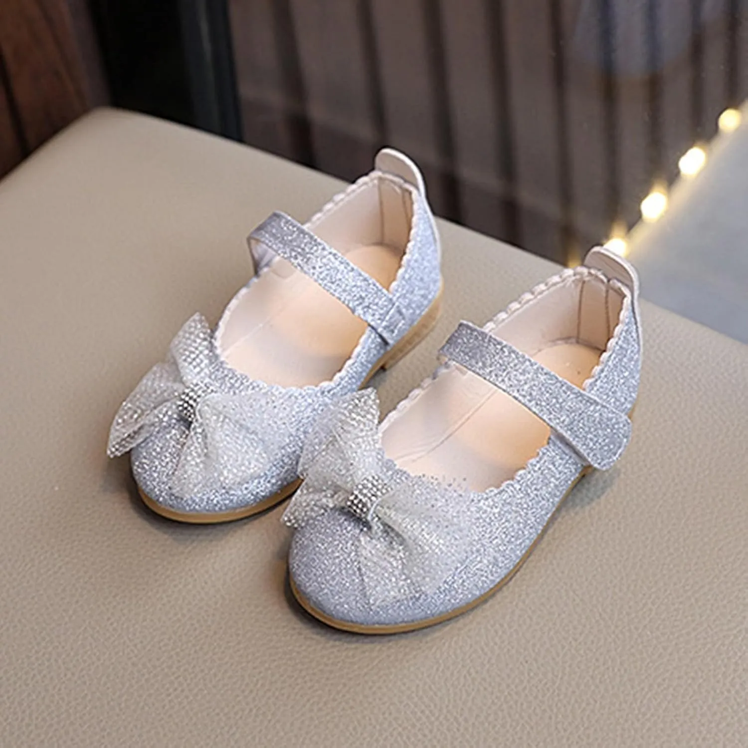 Little Girl Mary Jane Shoes Girls Princess Shoes New Children's Shiny Spring and Summer Small Leather Girl