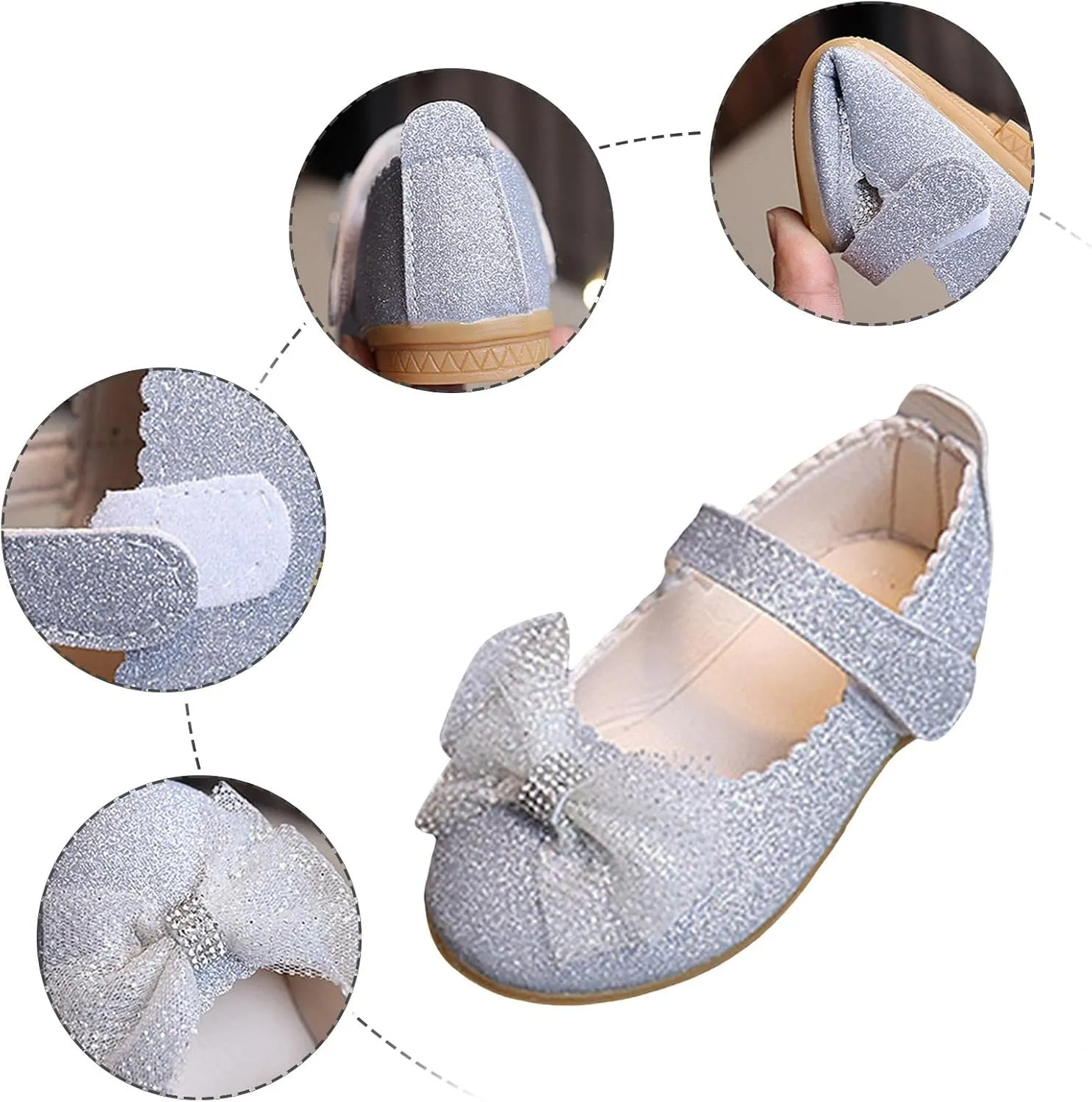 Little Girl Mary Jane Shoes Girls Princess Shoes New Children's Shiny Spring and Summer Small Leather Girl
