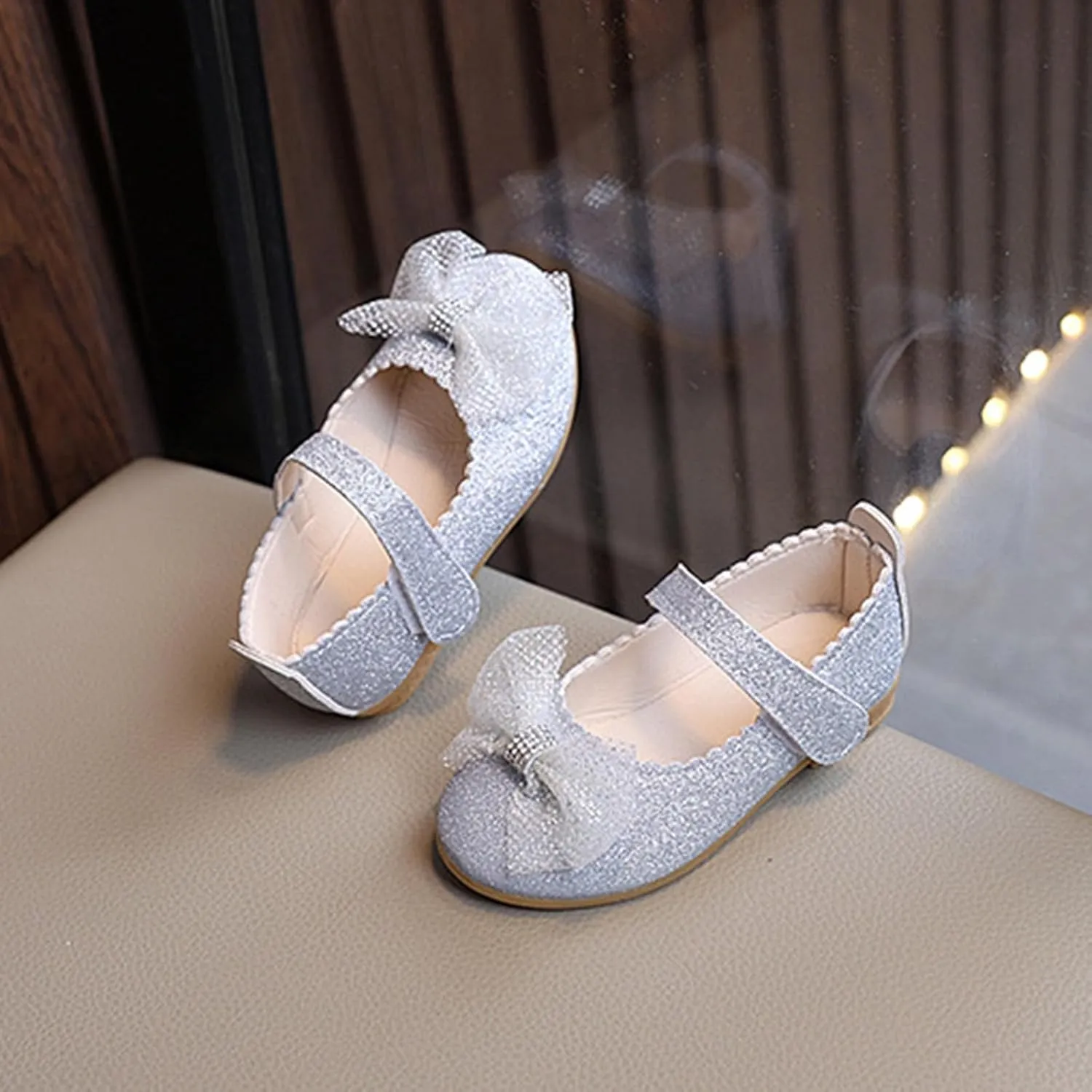 Little Girl Mary Jane Shoes Girls Princess Shoes New Children's Shiny Spring and Summer Small Leather Girl