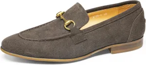Loafers for Men - Genuine Leather Horsebit Loafers | Classic Dress Shoes with Polished Metal Detail for Formal Wear