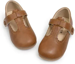 Mary Jane Little Girls Dress Shoes Toddler Baby Ballet Flats Flower Girls Wedding Party Bow Princess Kid Shoes