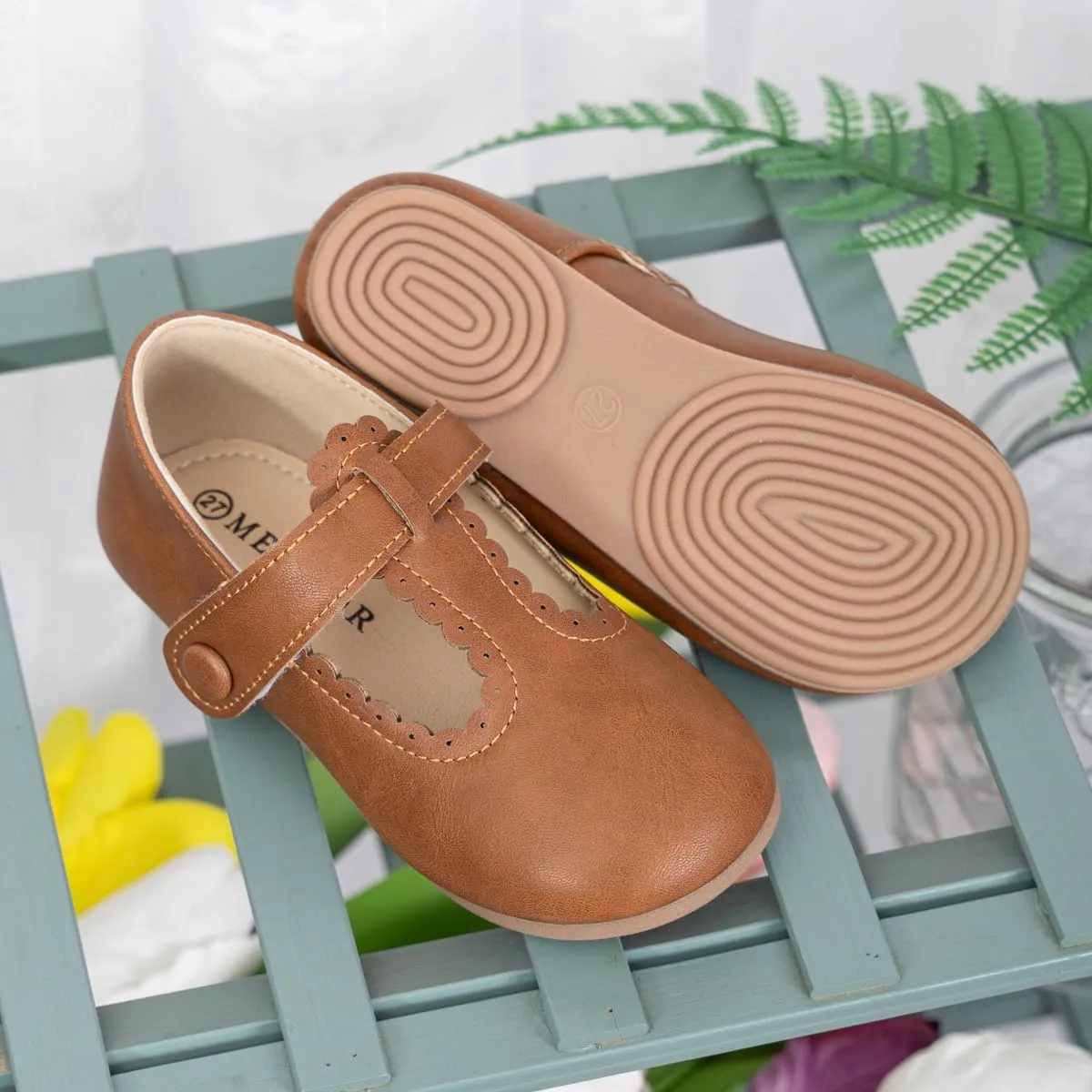 Mary Jane Little Girls Dress Shoes Toddler Baby Ballet Flats Flower Girls Wedding Party Bow Princess Kid Shoes