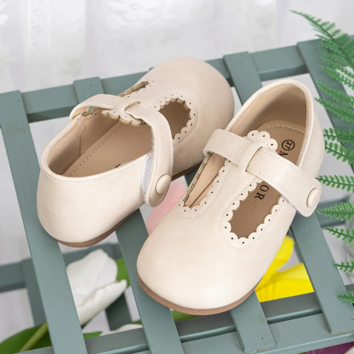 Mary Jane Little Girls Dress Shoes Toddler Baby Ballet Flats Flower Girls Wedding Party Bow Princess Kid Shoes