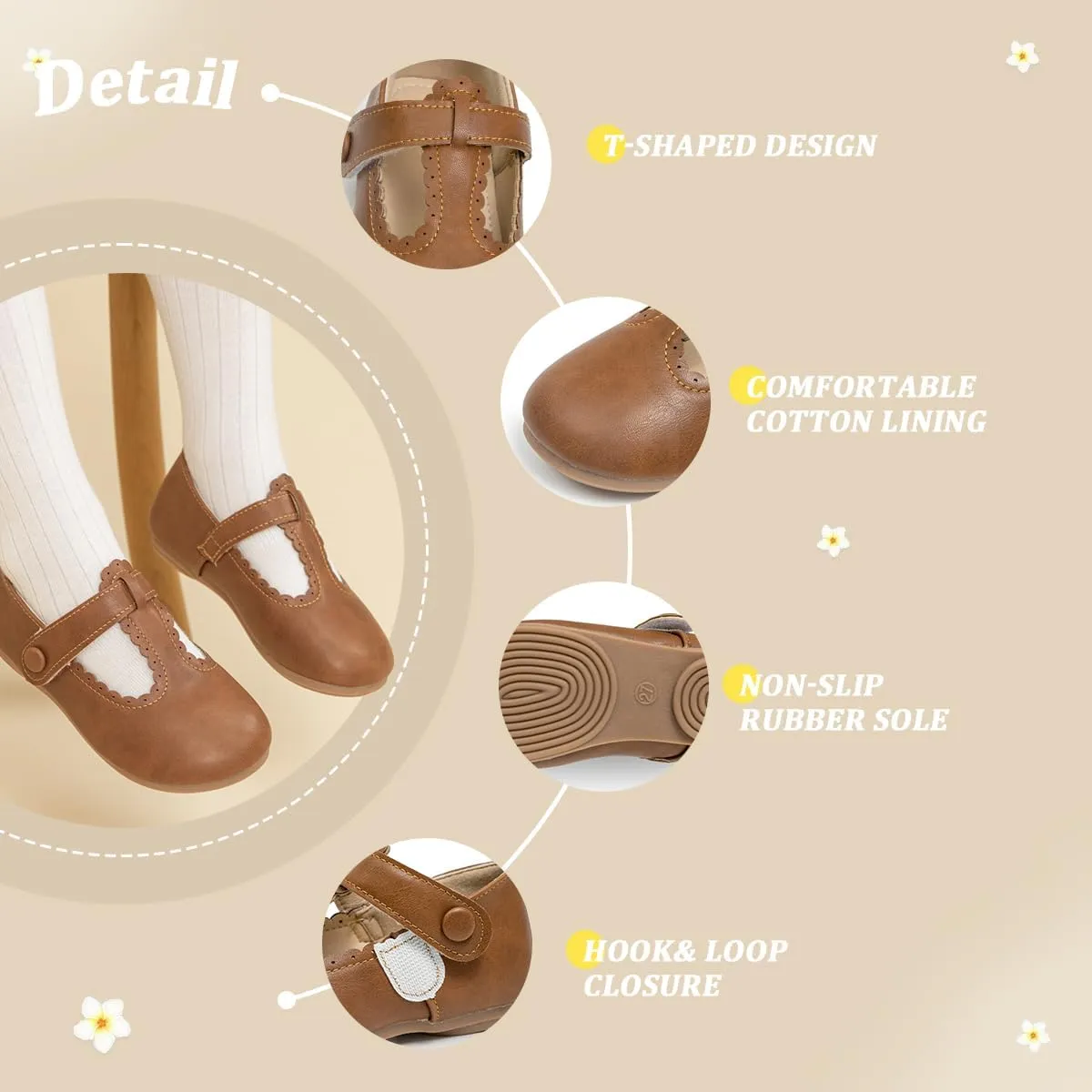 Mary Jane Little Girls Dress Shoes Toddler Baby Ballet Flats Flower Girls Wedding Party Bow Princess Kid Shoes