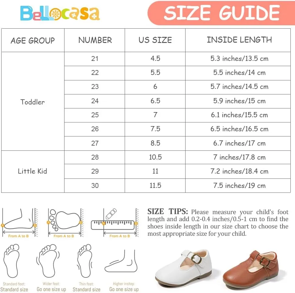 Mary Jane Little Girls Dress Shoes Toddler Baby Ballet Flats Flower Girls Wedding Party Bow Princess Kid Shoes