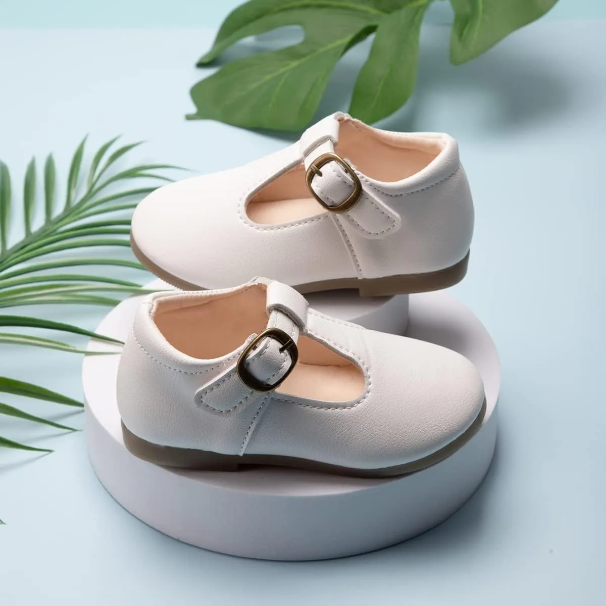 Mary Jane Little Girls Dress Shoes Toddler Baby Ballet Flats Flower Girls Wedding Party Bow Princess Kid Shoes