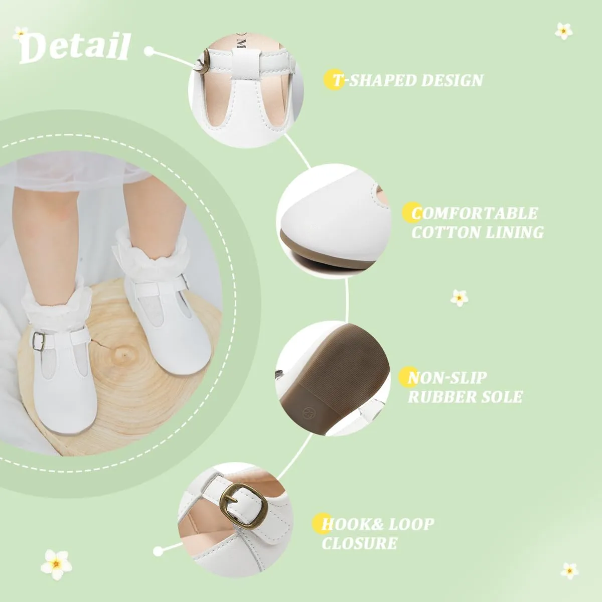 Mary Jane Little Girls Dress Shoes Toddler Baby Ballet Flats Flower Girls Wedding Party Bow Princess Kid Shoes