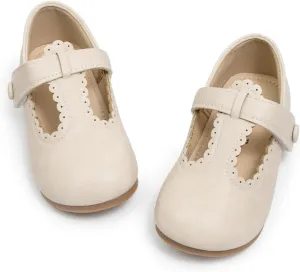 Mary Jane Little Girls Dress Shoes Toddler Baby Ballet Flats Flower Girls Wedding Party Bow Princess Kid Shoes