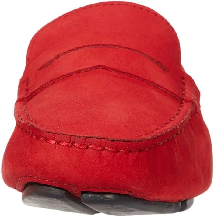 Massimo Matteo Penny Keeper - Loafers for Women - Rich Nubuck - Leather Upper - Cushioned Leather Footbed