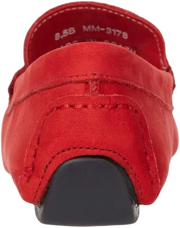 Massimo Matteo Penny Keeper - Loafers for Women - Rich Nubuck - Leather Upper - Cushioned Leather Footbed