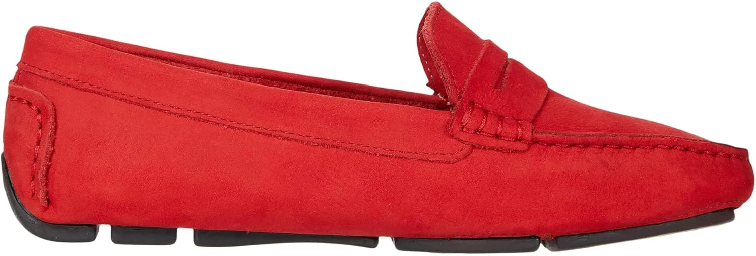 Massimo Matteo Penny Keeper - Loafers for Women - Rich Nubuck - Leather Upper - Cushioned Leather Footbed