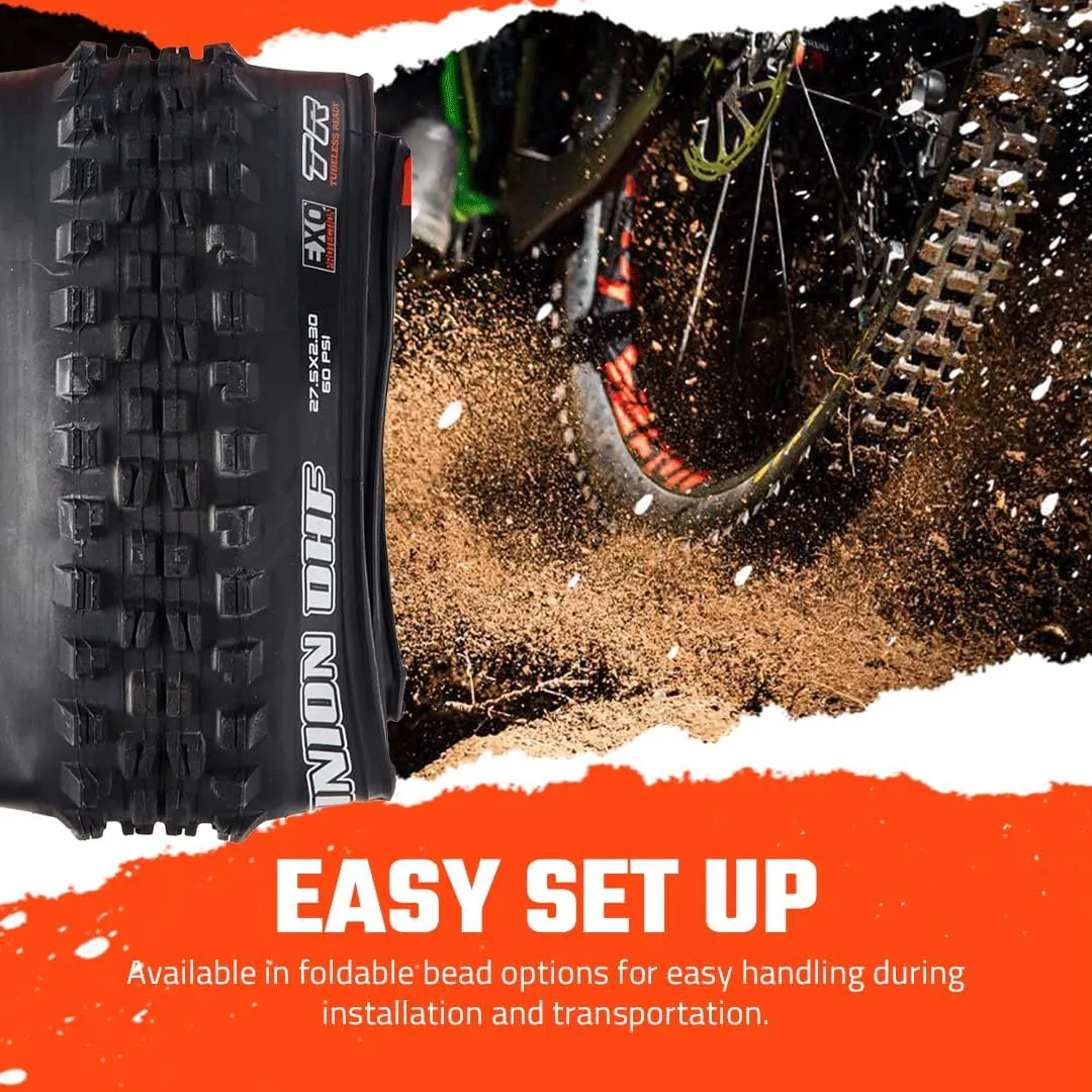 MAXXIS Minion DHF or DHR II 24" 26" 27.5" & 29" Mountain Bike Tire Bundle with Cycle Crew Tire Lever