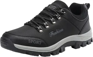 Men's Casual Sport Shoes Fashionable Simple Shoes Rainproof Thick Sole Non Slip Shoes Comfortable Lace Up Shoes